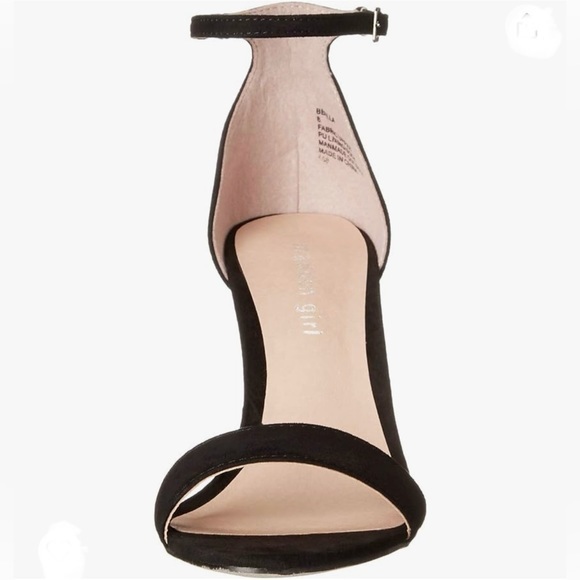 Madden Girl Women's Beella Heeled Sandal Color: Black Suede size 9.5‎ M (1665) - Picture 6 of 8